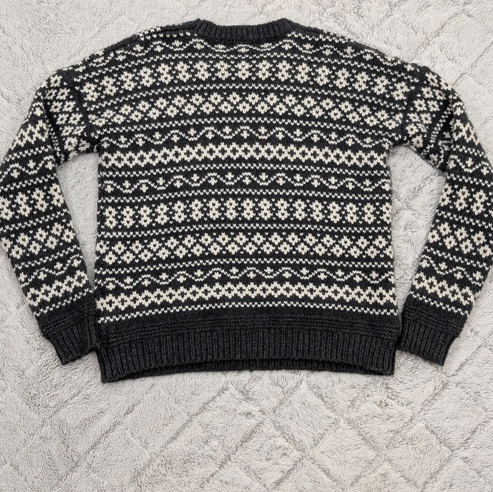 Marine Layer Charcoal and White Patterned Sweater - Picture 8 of 8